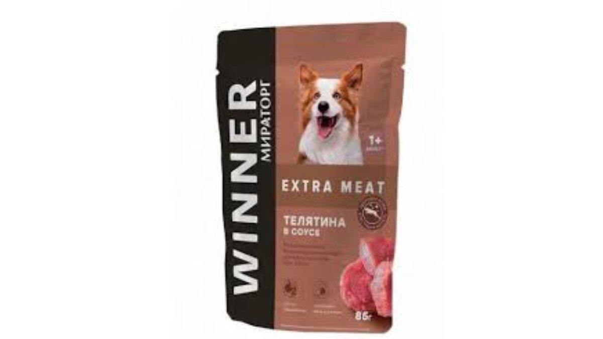 Miratorg Корм для животных Veal in Sauce (85 g)