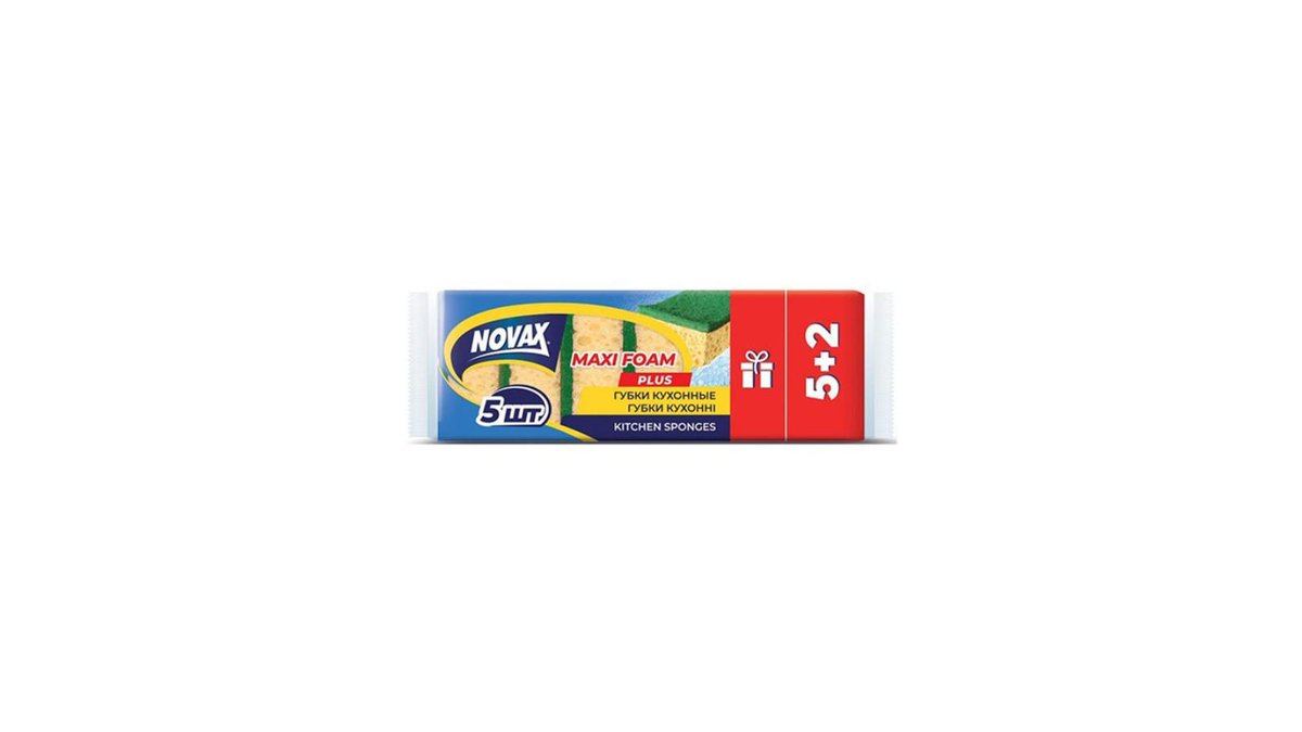NOVAX Dishwashing Sponge max foam (2 pcs)