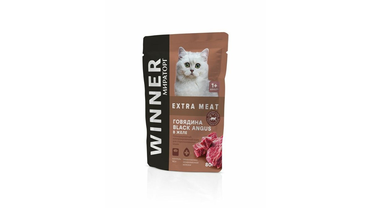Miratorg ცხოველების საკვები Beef Jelly (80 g)