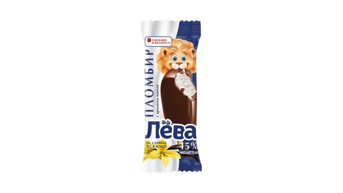Lyova iz Mogileva ice cream vanilla cocoa (60 g)
