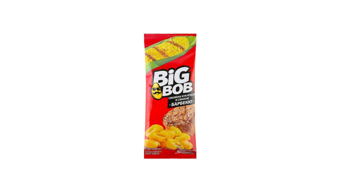 BIG BOB Кукурузные палочки Barbecue (50 g)