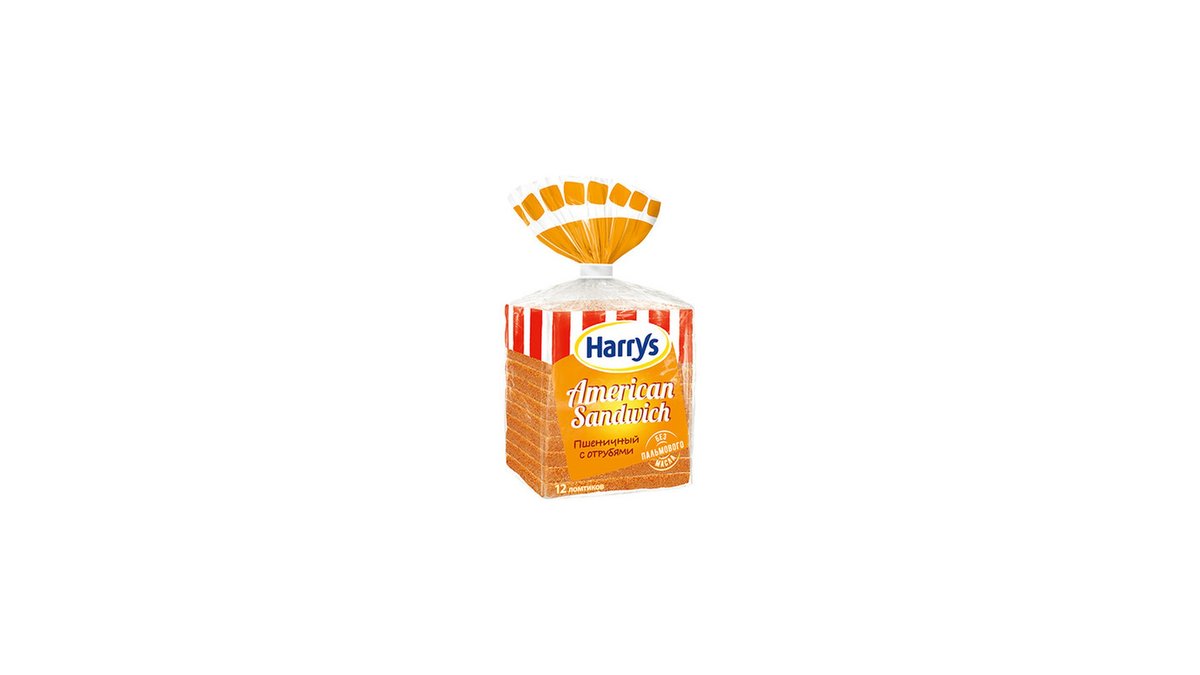 HARRYS bread Wheat and Bran (515 g)