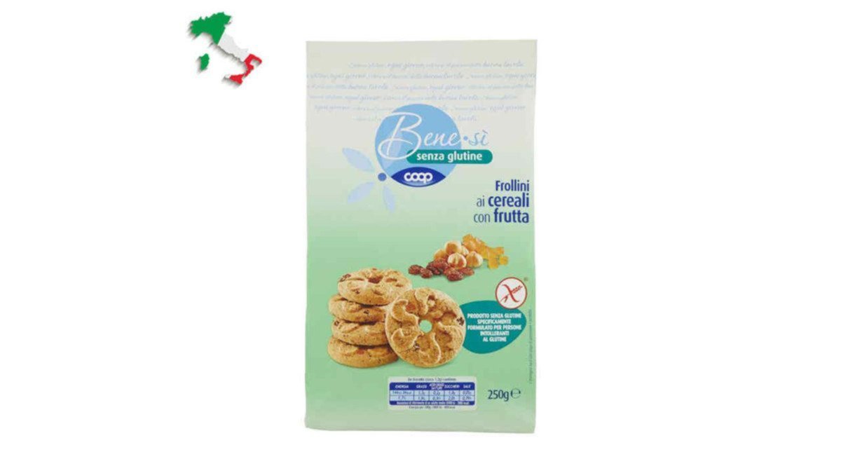 COOP უგლუტენო ბისკვიტები gluten-free (250 g)