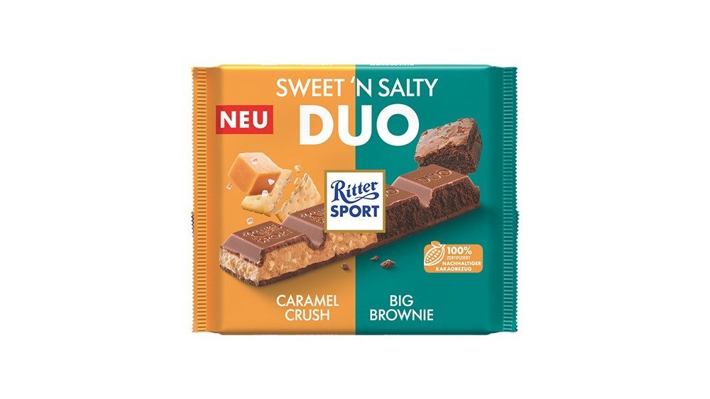 Ritter Sport конфета Brown and Salted Caramel (218 g)