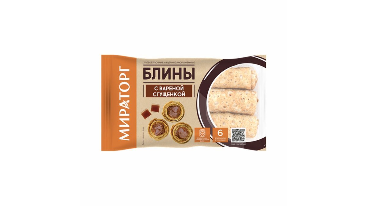 Miratorg ბლინი condensed milk (360 g)