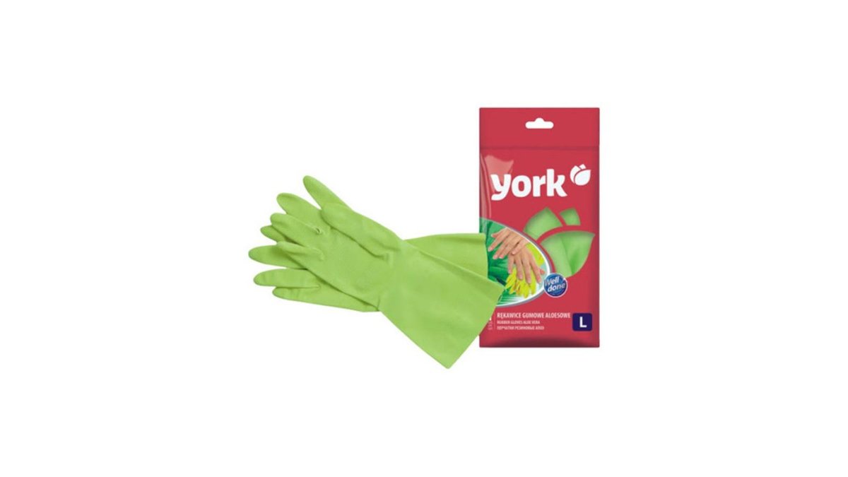 YORK Латексная Перчатка aloe vera (1 pcs)
