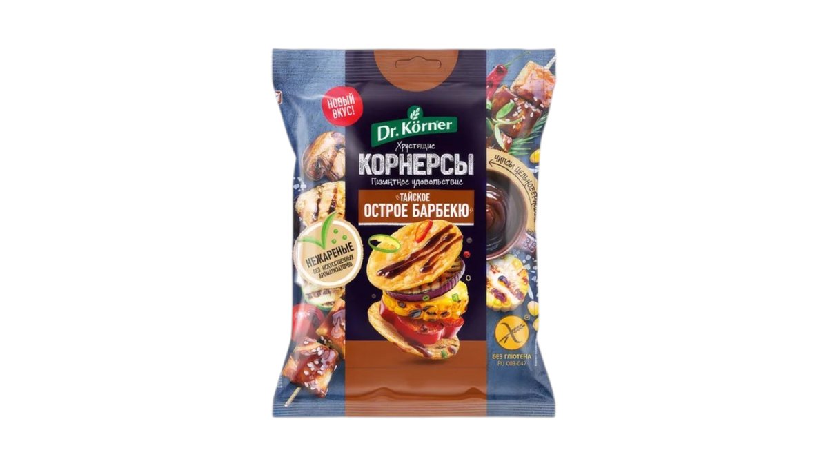 Dr.Körner ჩიფსები Thai Spicy Barbecue (50 გ)