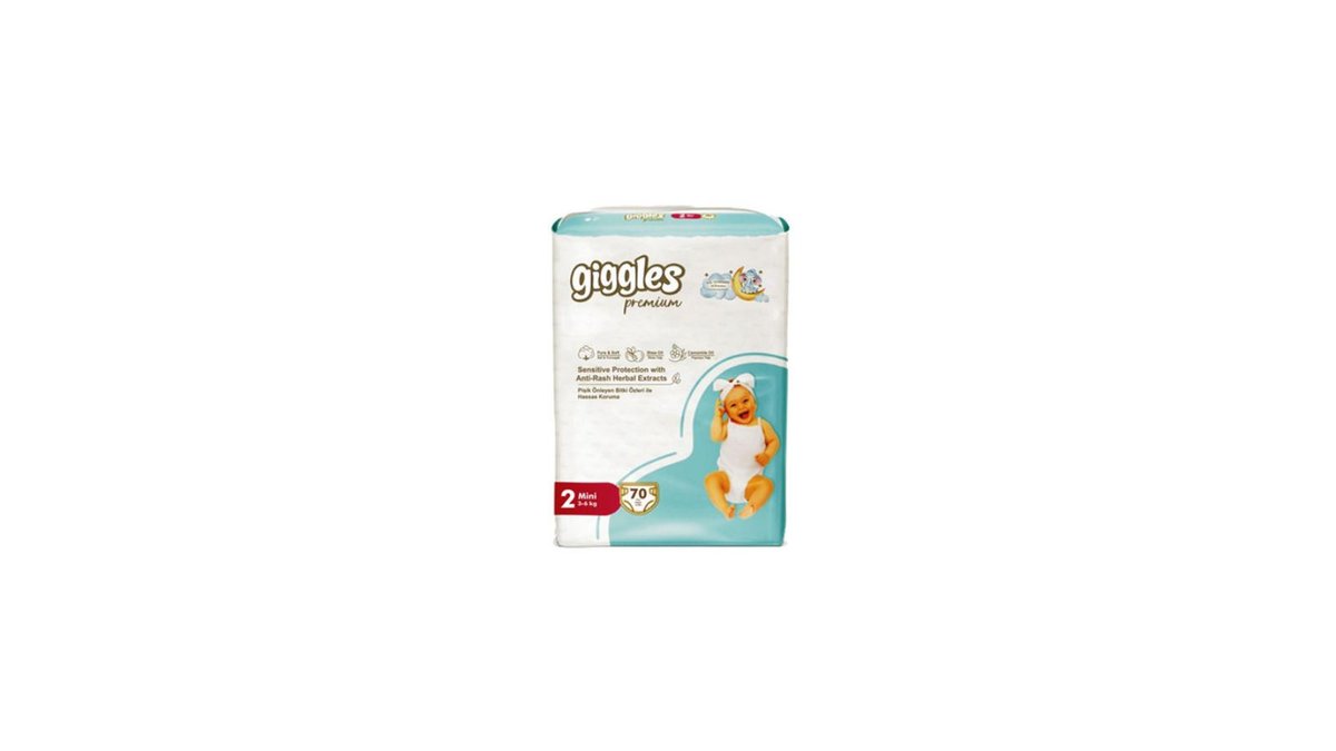GIGGLES diapers (70 pcs)