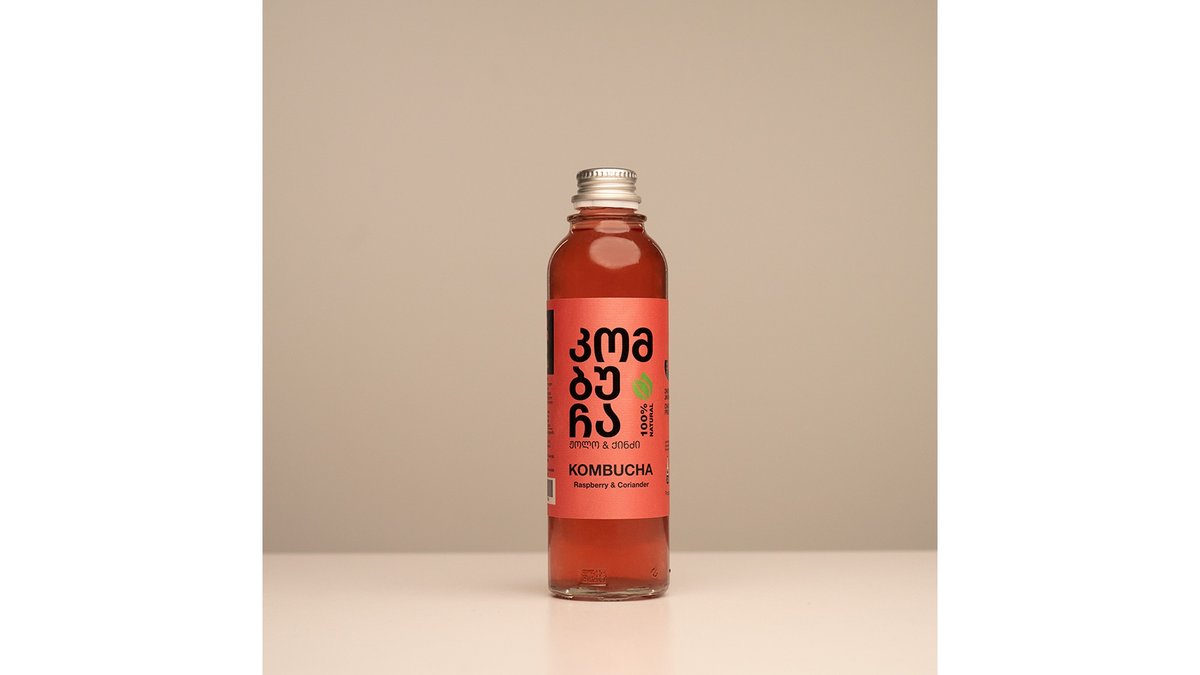 Комбуча raspberry-coriander (0.33 l)