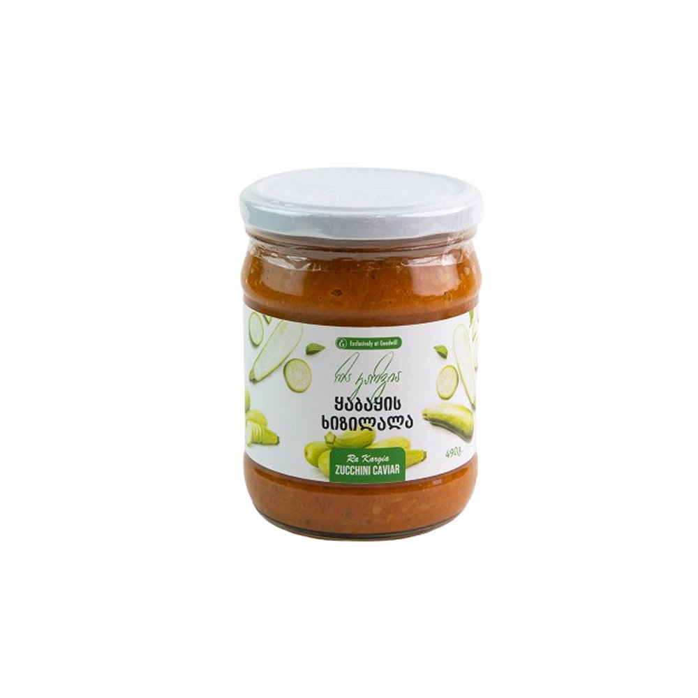 What's good Овощной консерв zucchini caviar (490 g)