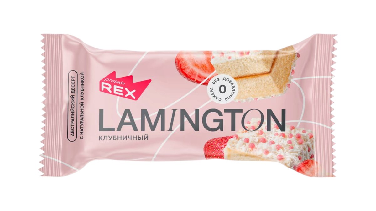 REX Protein Bar lamington strawberry (50 g)