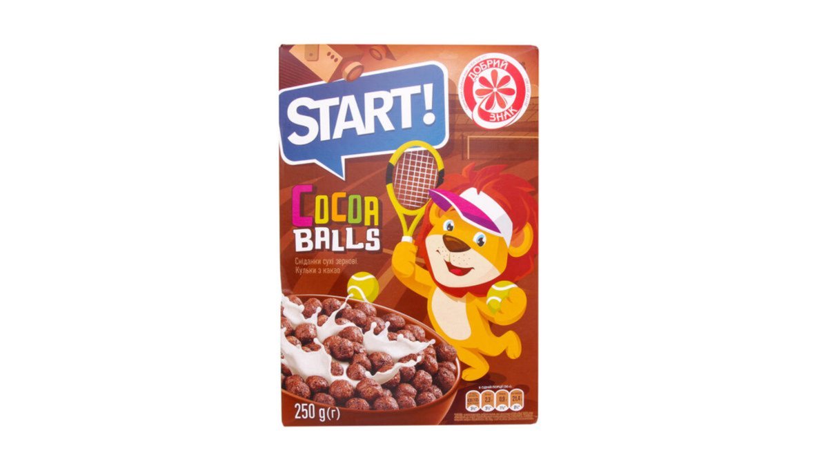 START Кукурузные шары Corn Bubble Cocoa Balls (250 g)