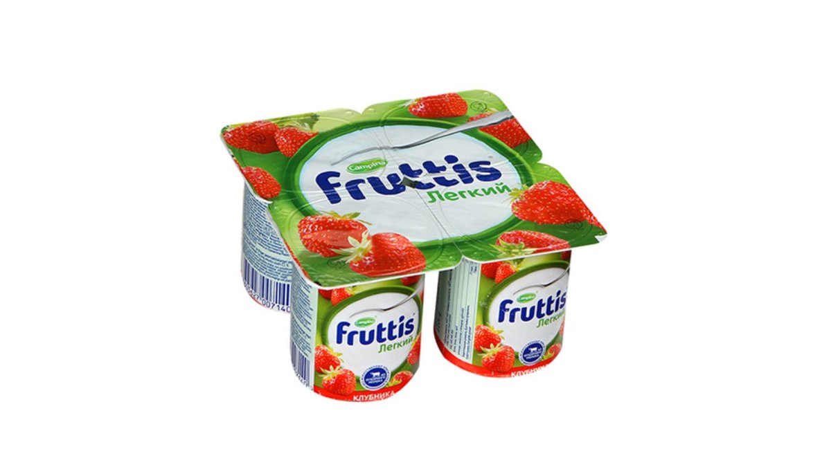 Frutis მოელური დესერტი light strawberry (110 g)