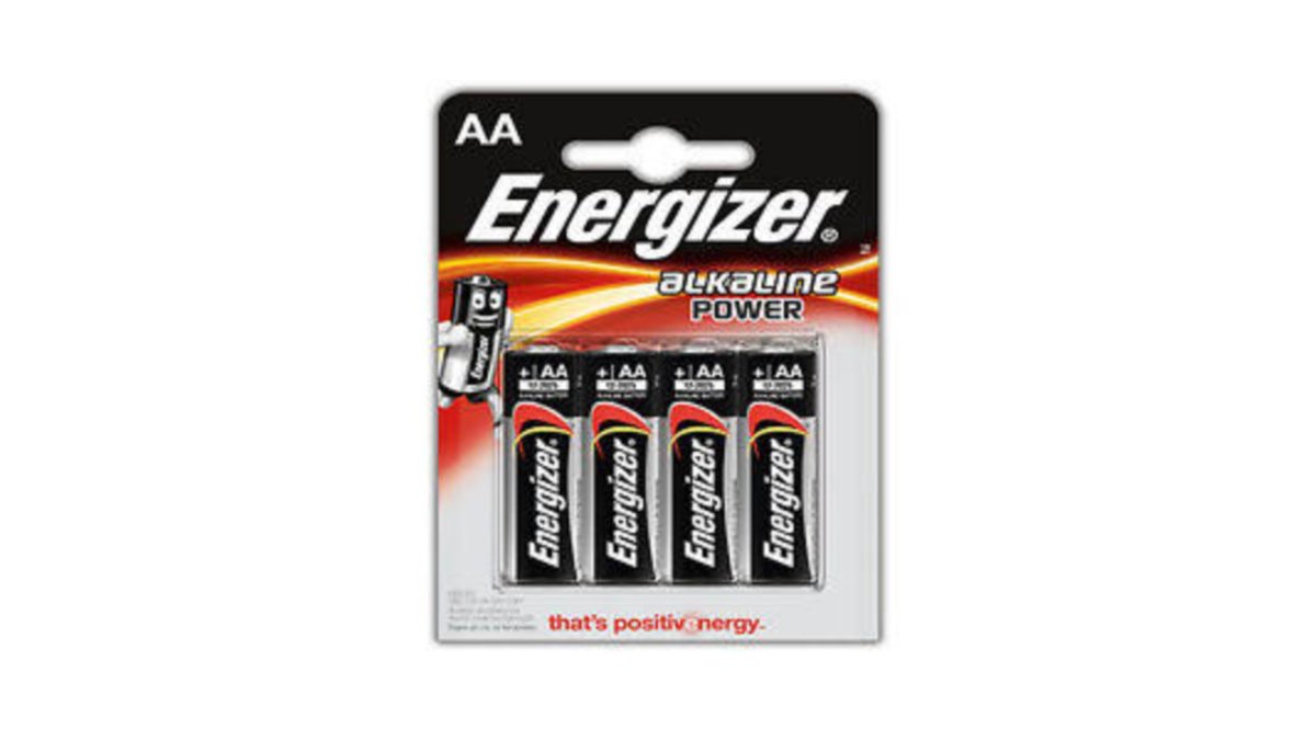 Energizer ალკალიური ბატარეები Size AA (4 pack)