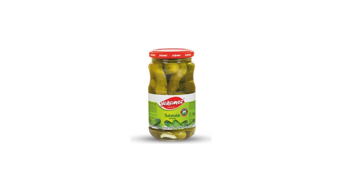 YAKAMOZ კონსერვირებული კიტრები (375 ml)