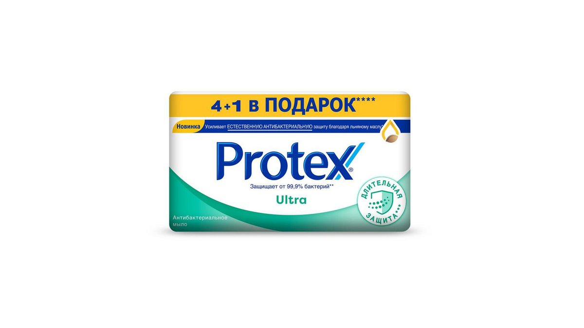Protex Твердое мыло Ultra 4+1 (350 g)