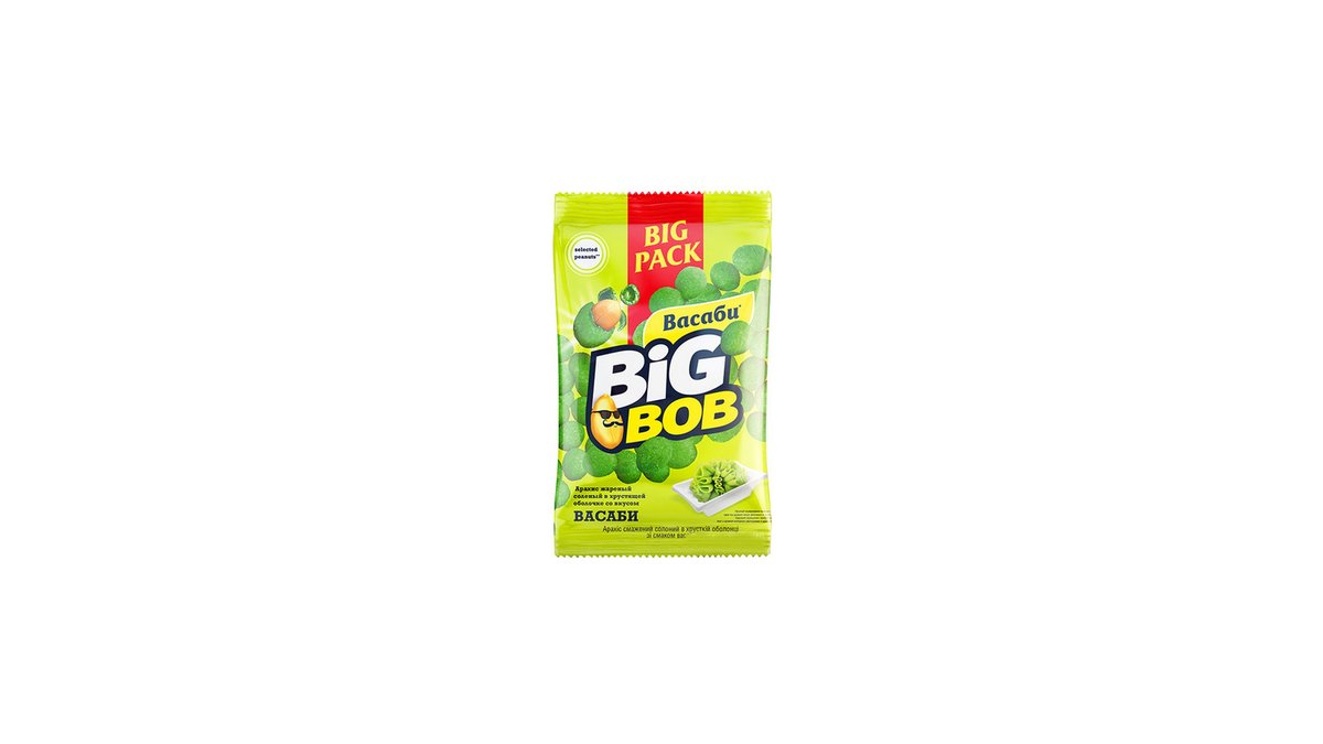 BIG BOB Орехи wasabi flavor (90 g)