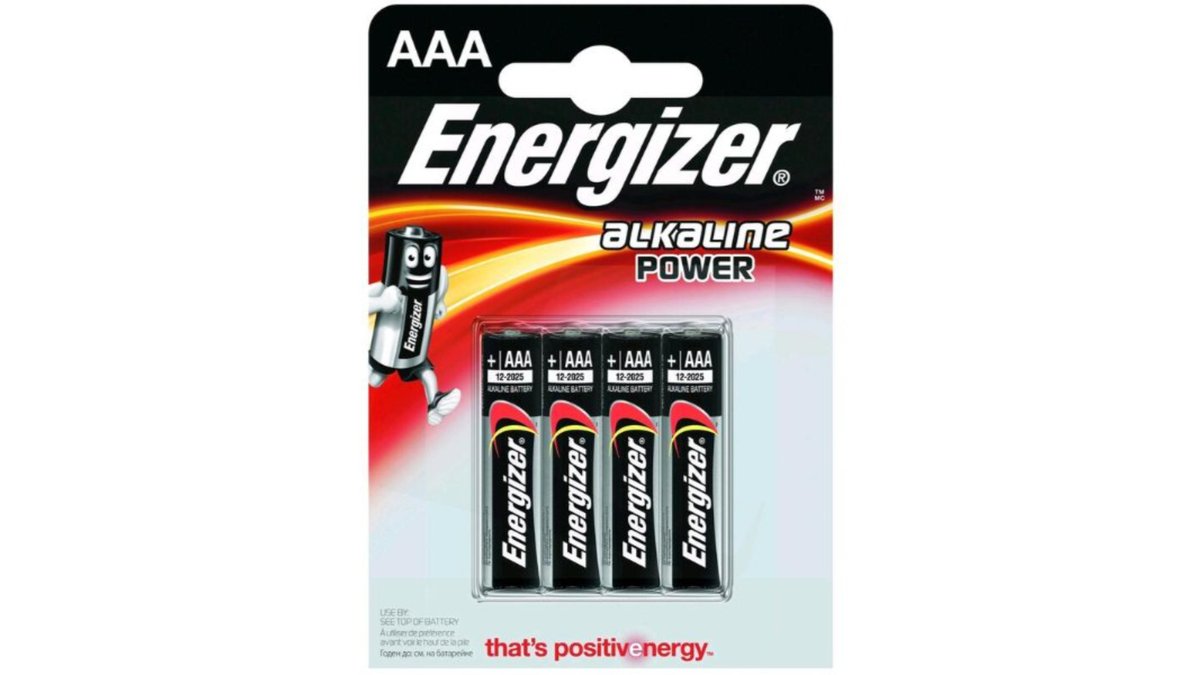 Energizer ალკალიური ბატარეები Size AA (4 pack)
