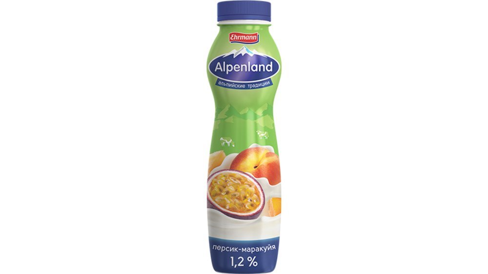 ალპენლანდი Йогурт Pfirsich-Marak (290 g)