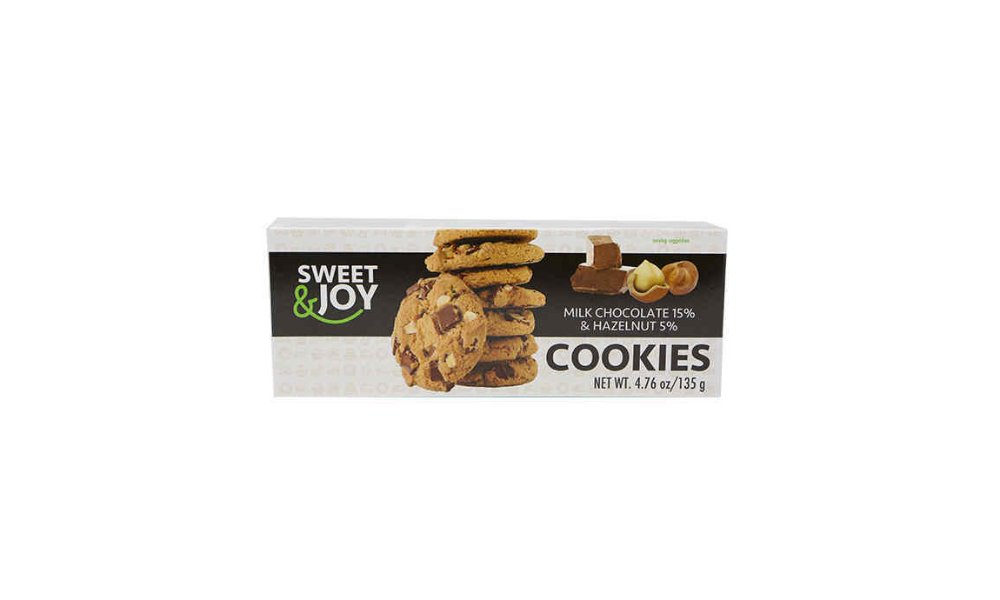 Sweet Brands Песочное печенье with chocolate and nuts (135 g)