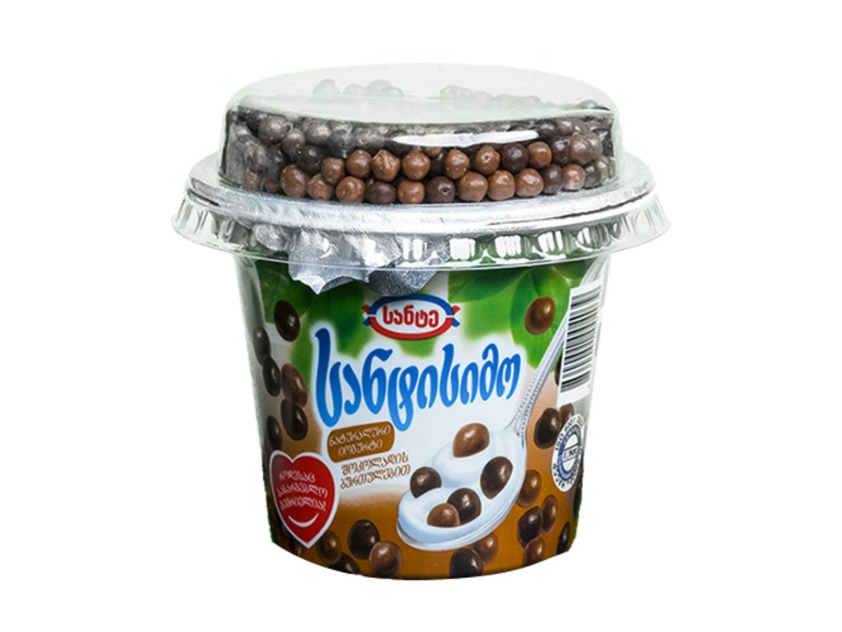 სანტისიმო Yogurt con bolitas de chocolate (160 gr)