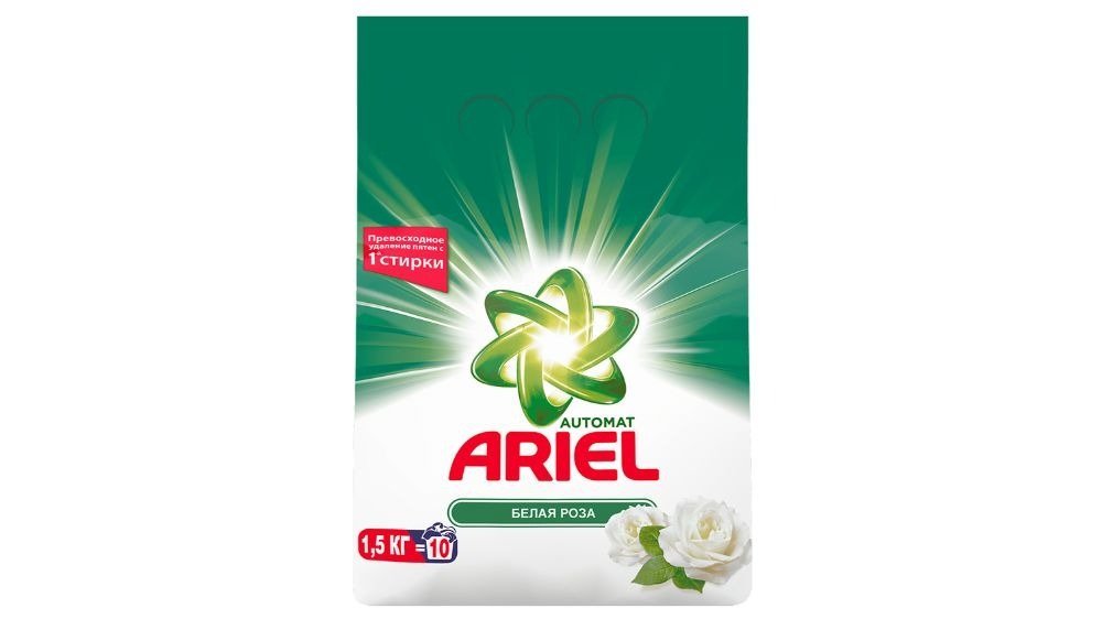 არიელი Стиральный порошок white rose scented (1.5 kg)