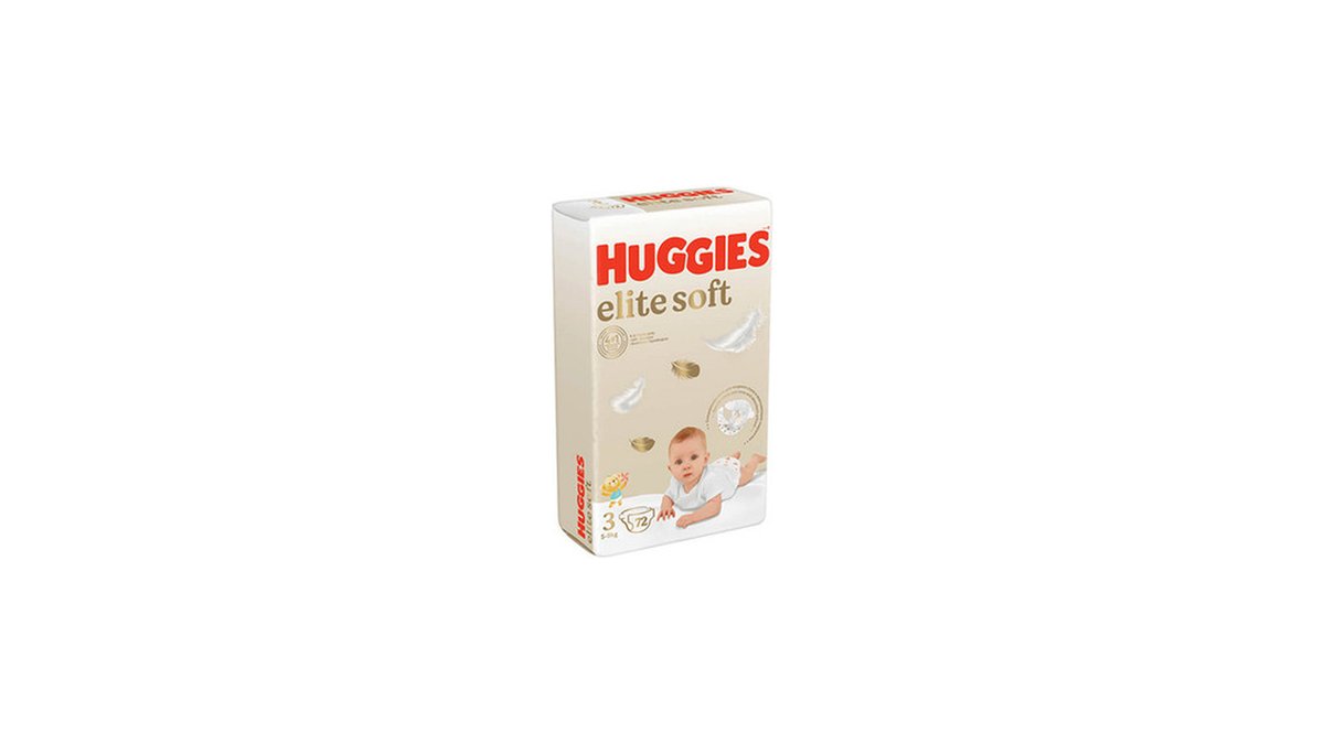 HUGGIES подгузники Elite Soft (72 pcs)