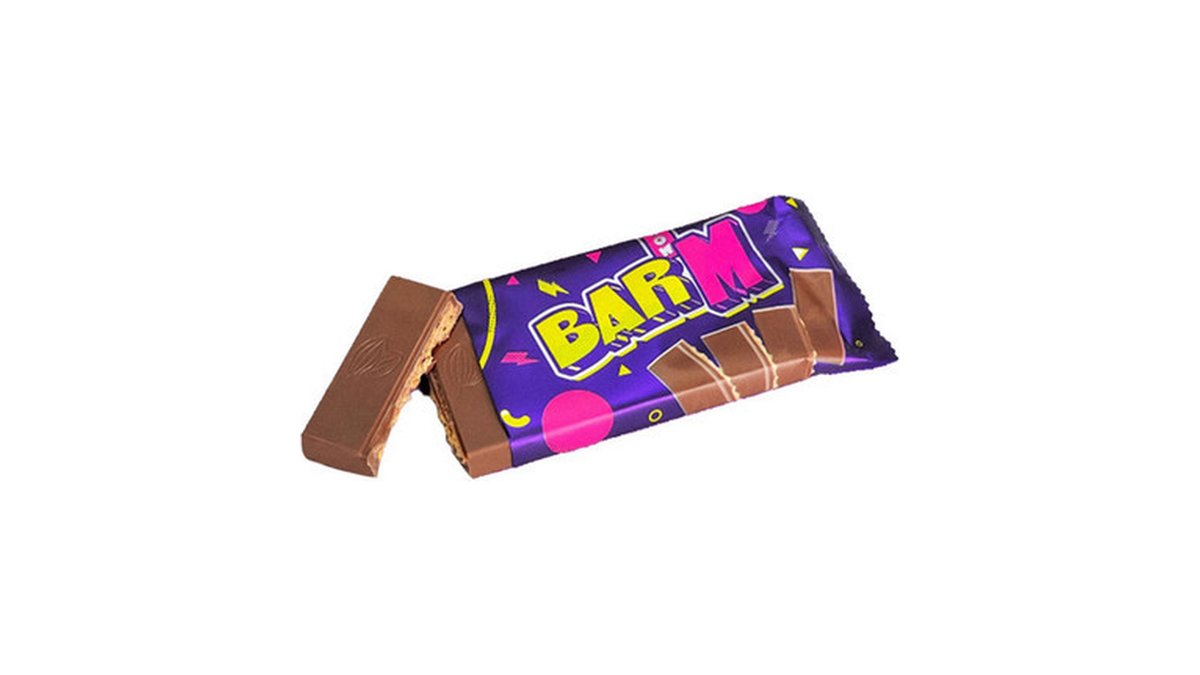 BAR M Шоколад რძიანი შოკოლადი ვაფლით (40 g)