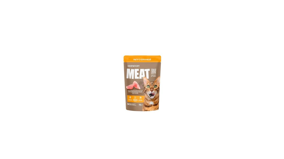 MIRATORG Корм для животных with chicken meat (75 g)