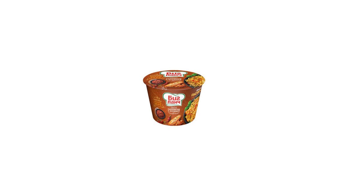 BIG LUNCH Noodles with Chicken ქათმით და პაპრიკით (90 გრ)