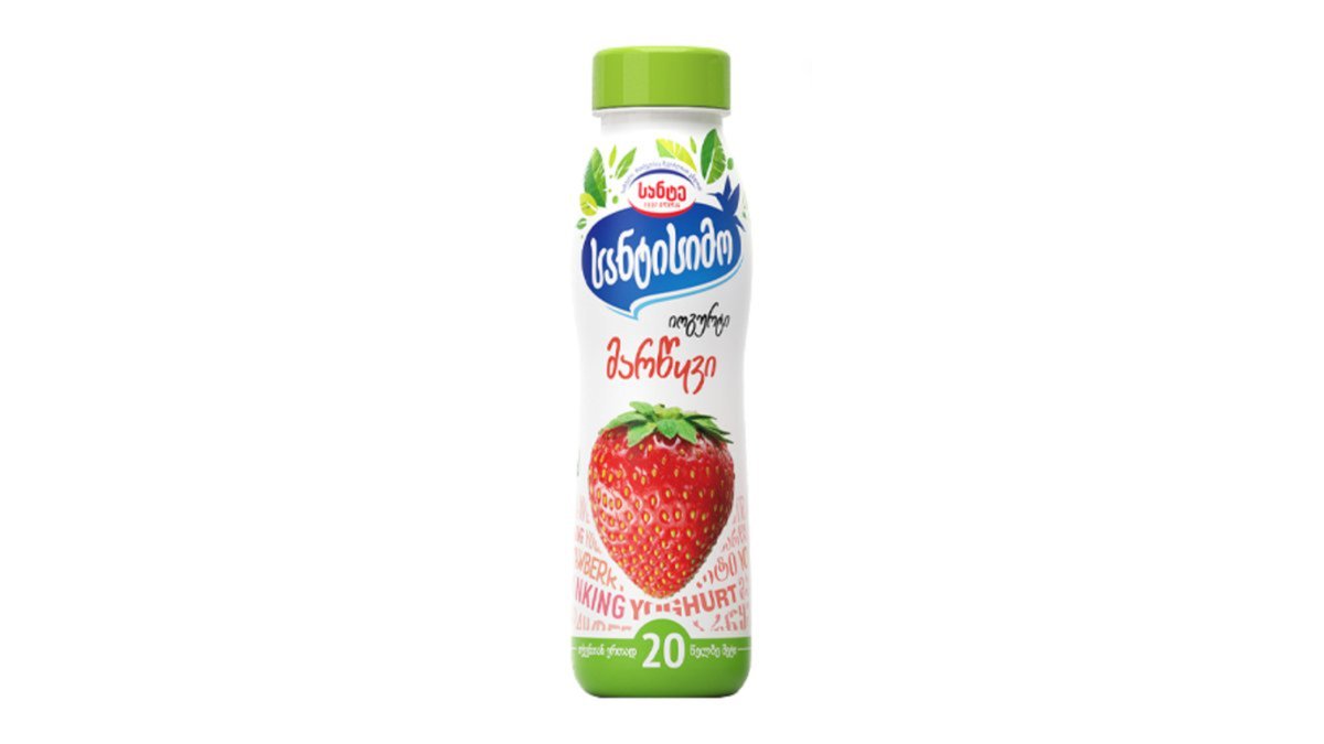 სანტისიმო იოგურტი Strawberry (290 g)