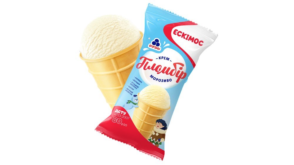 RUD ice cream cream plum (80 gr)