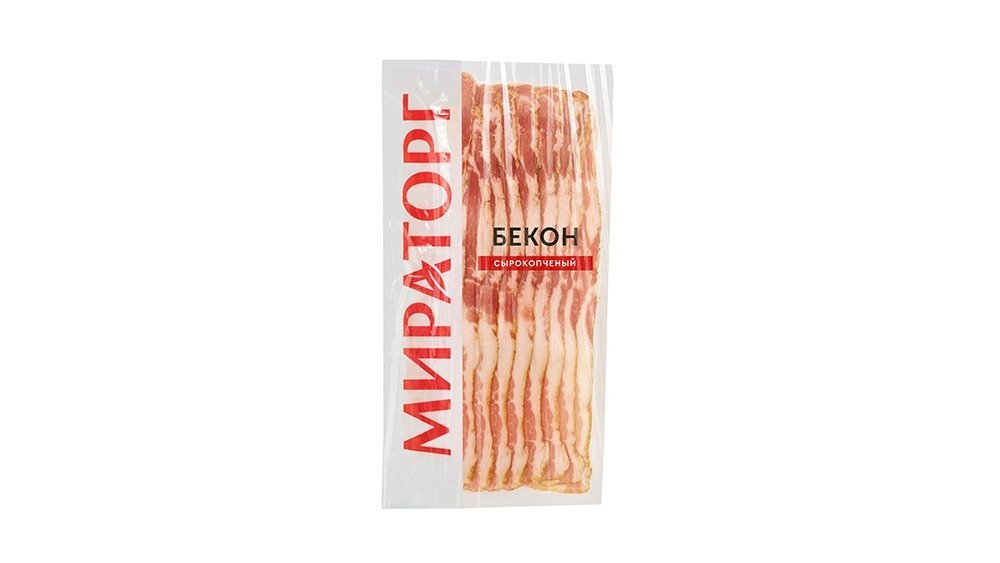Miratorg Bacon raw smoked (200 g)