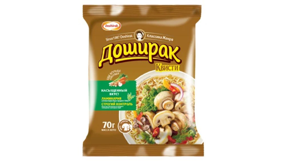 Doshiraki სუპი with mushrooms (70 g)
