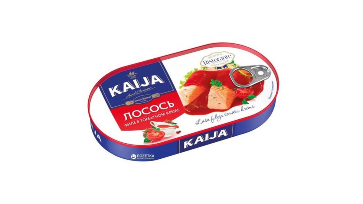 Kaija თევზი salmon in tomato sauce (170 g)