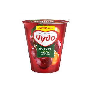 Chudo იოგურტი wild cherries & cherries (290 g)
