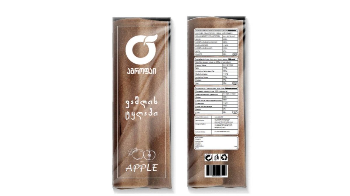 აგროფაი Dried Fruit ტყლაპი ვაშლის