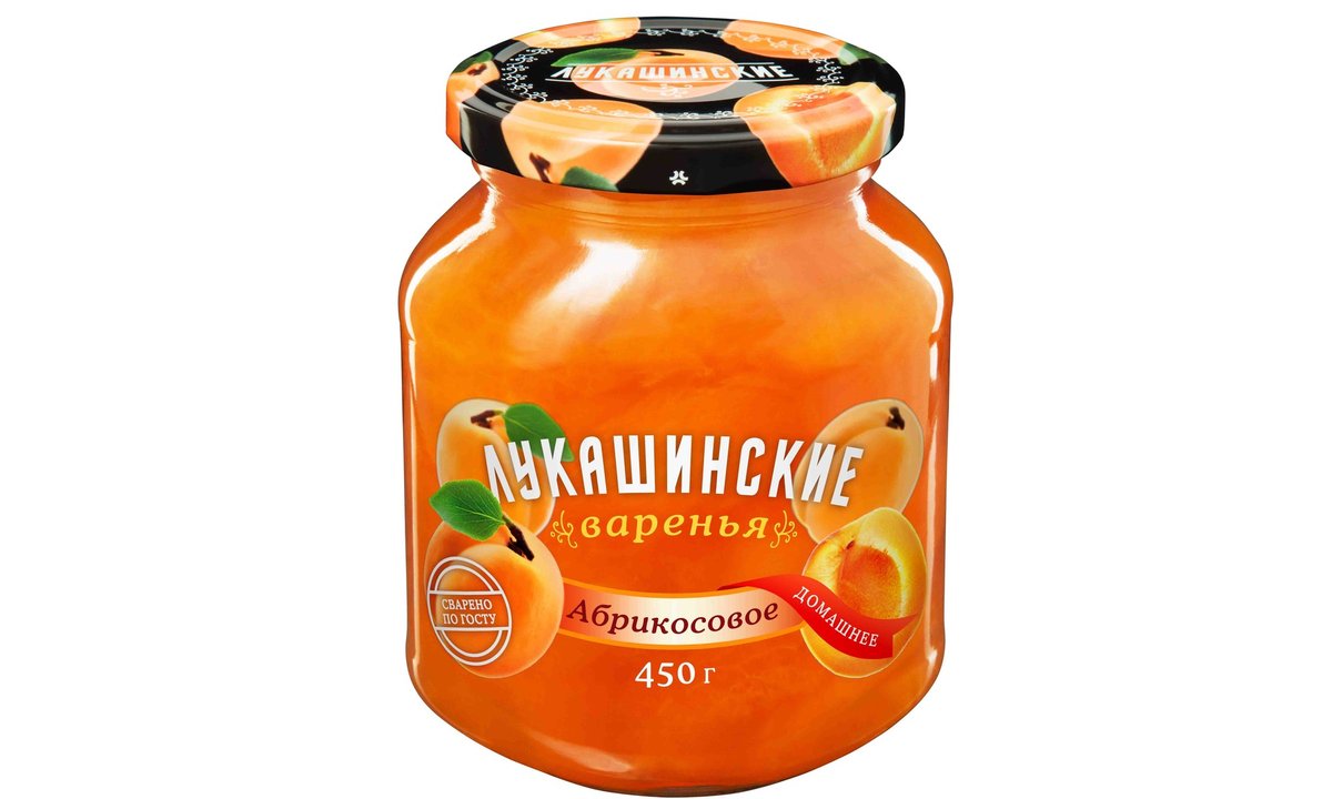 Lukashinskie ჯემი apricot (450 g)