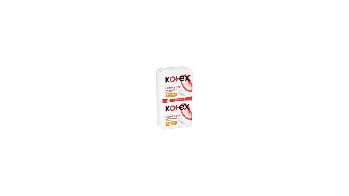 კოტექს ჰიგიენური პადები Ultra Soft Normal (18 pcs)