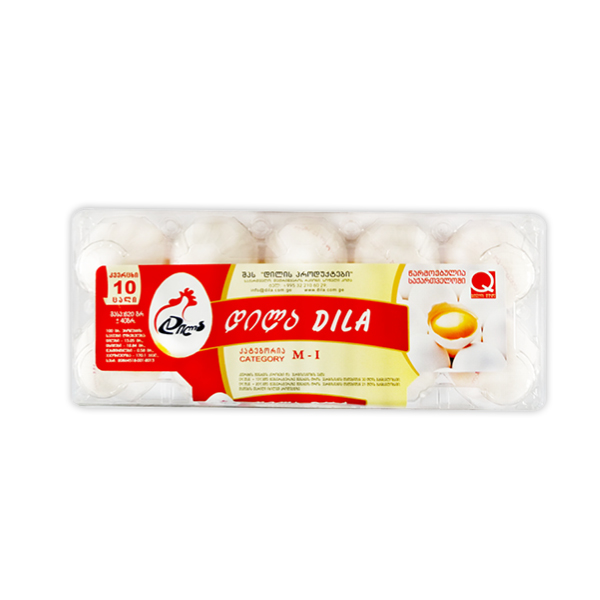 დილა კვერცხები 1 კატ. (10 pcs)