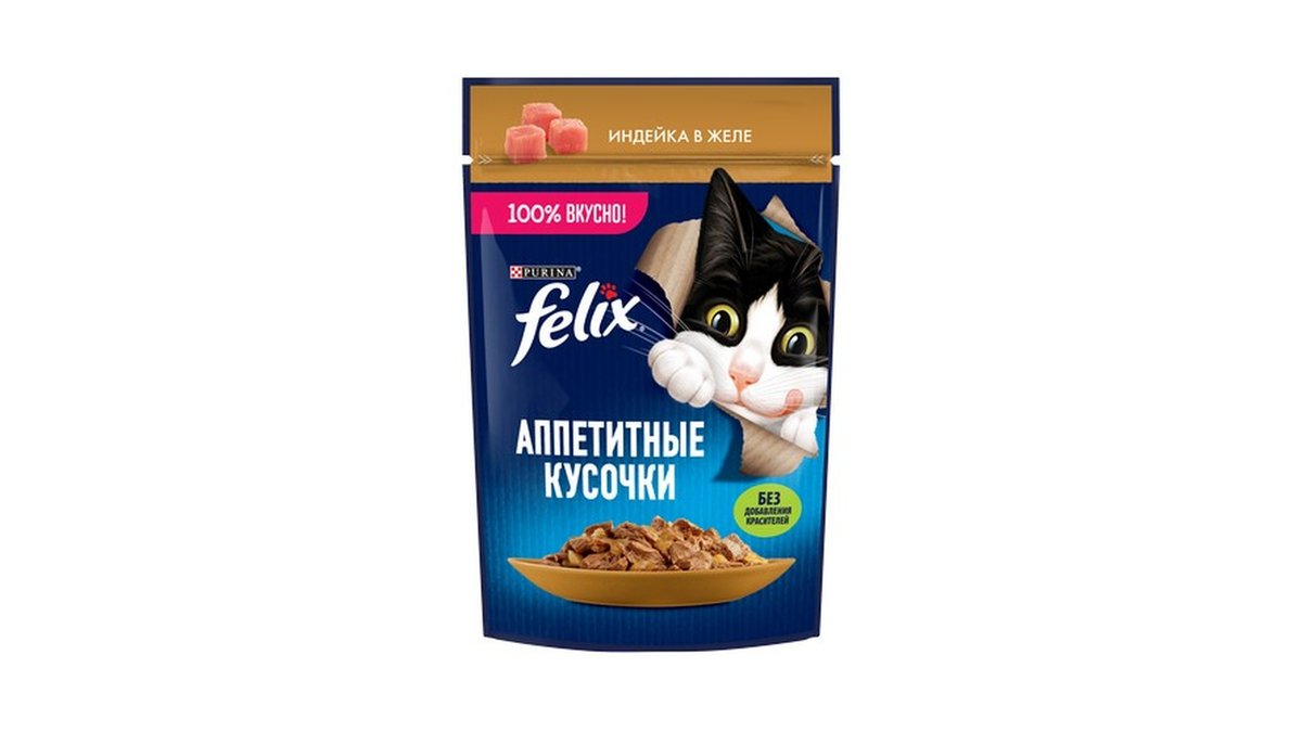 Felix Корм для животных turkey meat (75 g)
