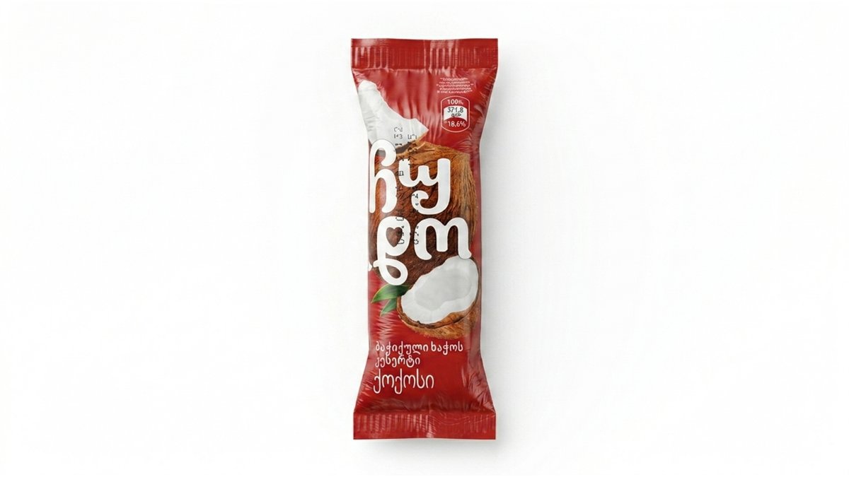 Chudo გლაზირებული კოტეჯის ყველი Coconut 23% (40 gr)