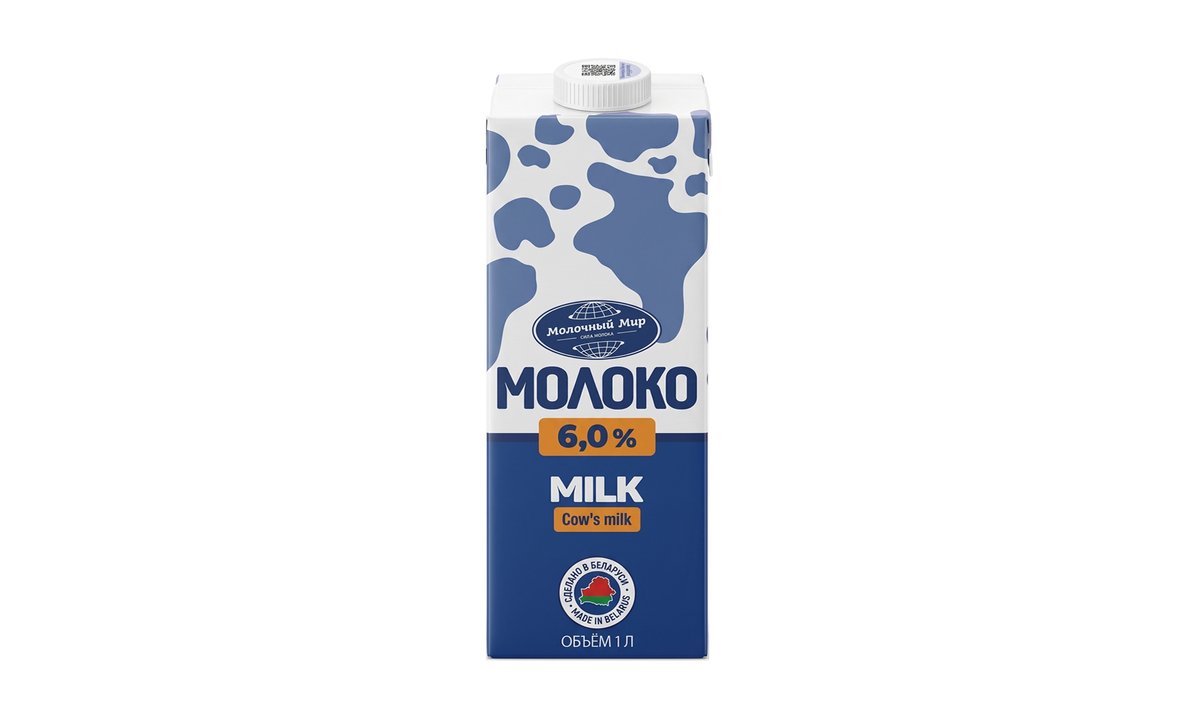 მოლოჩნი მირ молоко 6.0% (1000 ml)