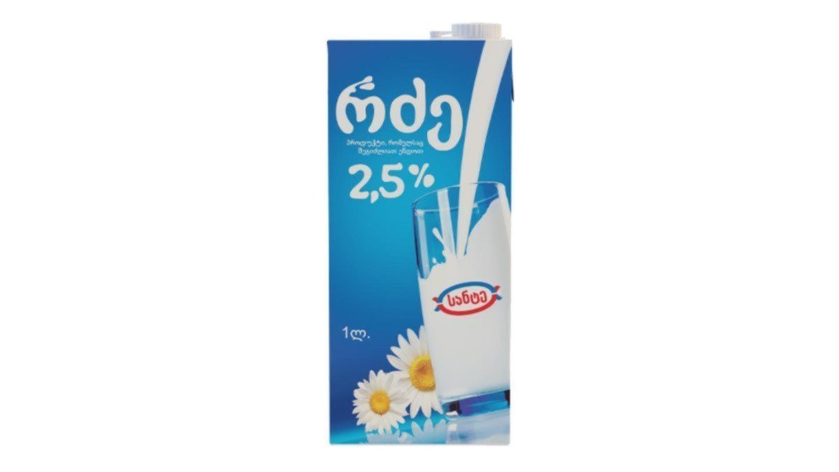 Sante молоко 2.5% (1 l)