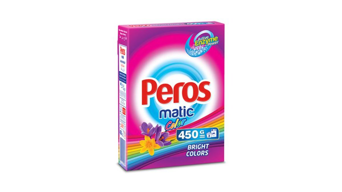 Peros Laundry Detergent automatic cardboard colored (450 g)