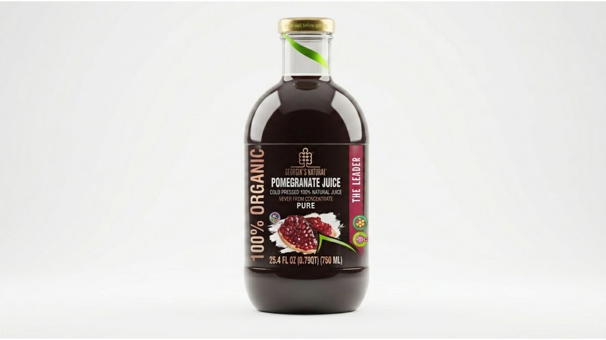 juice Cold Pressed Organic Pomegranate (750 ml)