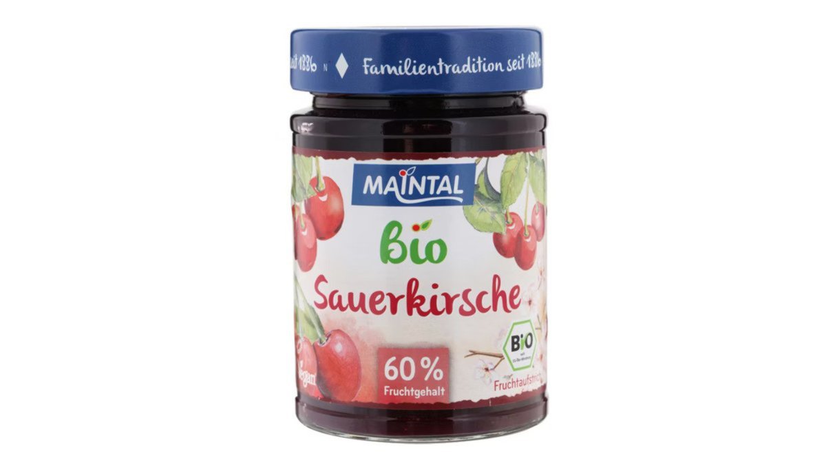 Maintal ორგანული ჯემი Cherry Vegan (210 g)
