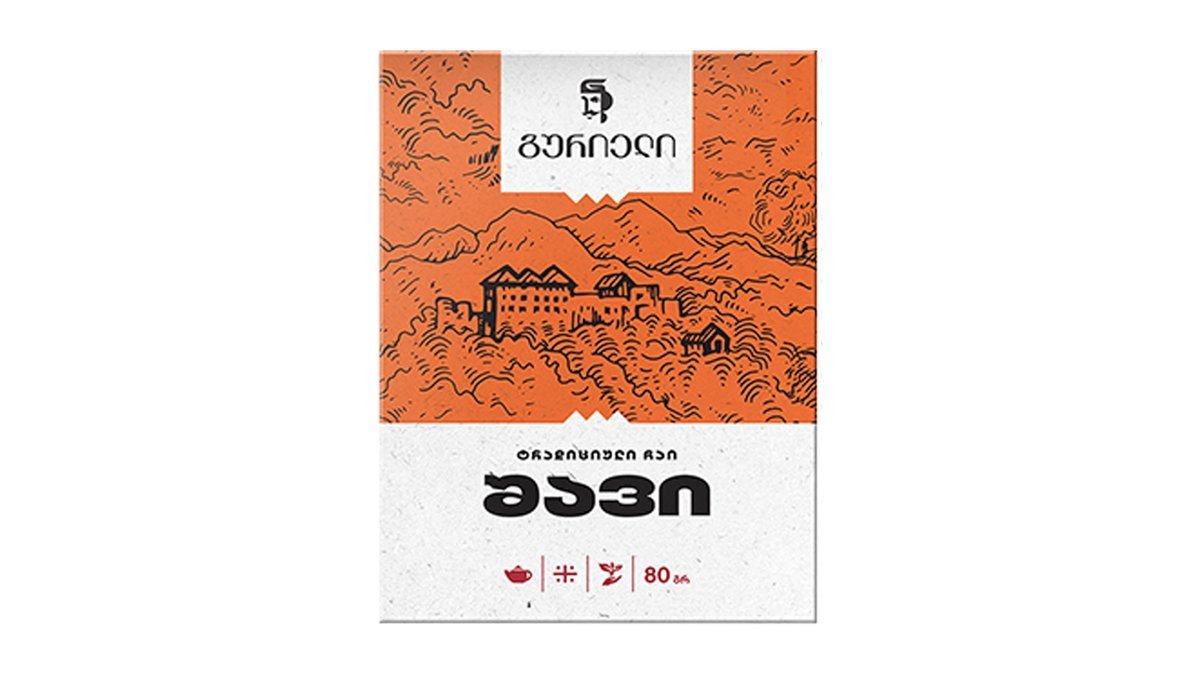 Guriel ჩაი Traditional black tea (80 g)