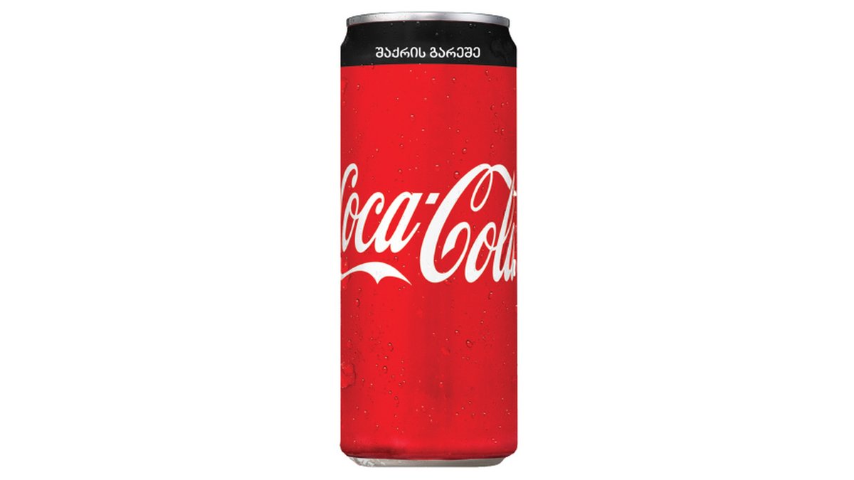 Coca Cola გაზიანი წყალი Zero (0.33 l)