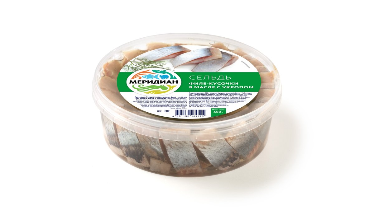 Meridian рыба with dill (480 g)